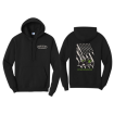 Front and back of flag hoodie